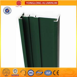 Wholesale Square Green Powder Coated Aluminum Alloy Extrusion With Strong Stability from china suppliers
