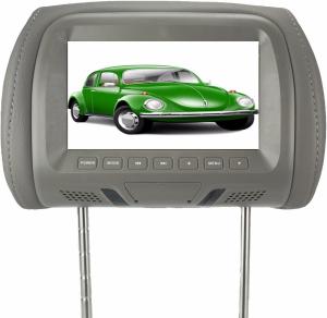 Wholesale 7'' Wide Screen Headrest Video Monitors , Car Headrest DVD Player Aspect Ratio 16 / 9 from china suppliers