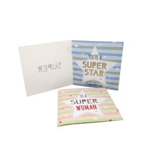 China Glossy Lamination Sound Greeting Cards Musical 5inch×7inch Size ROHS Certificat on sale
