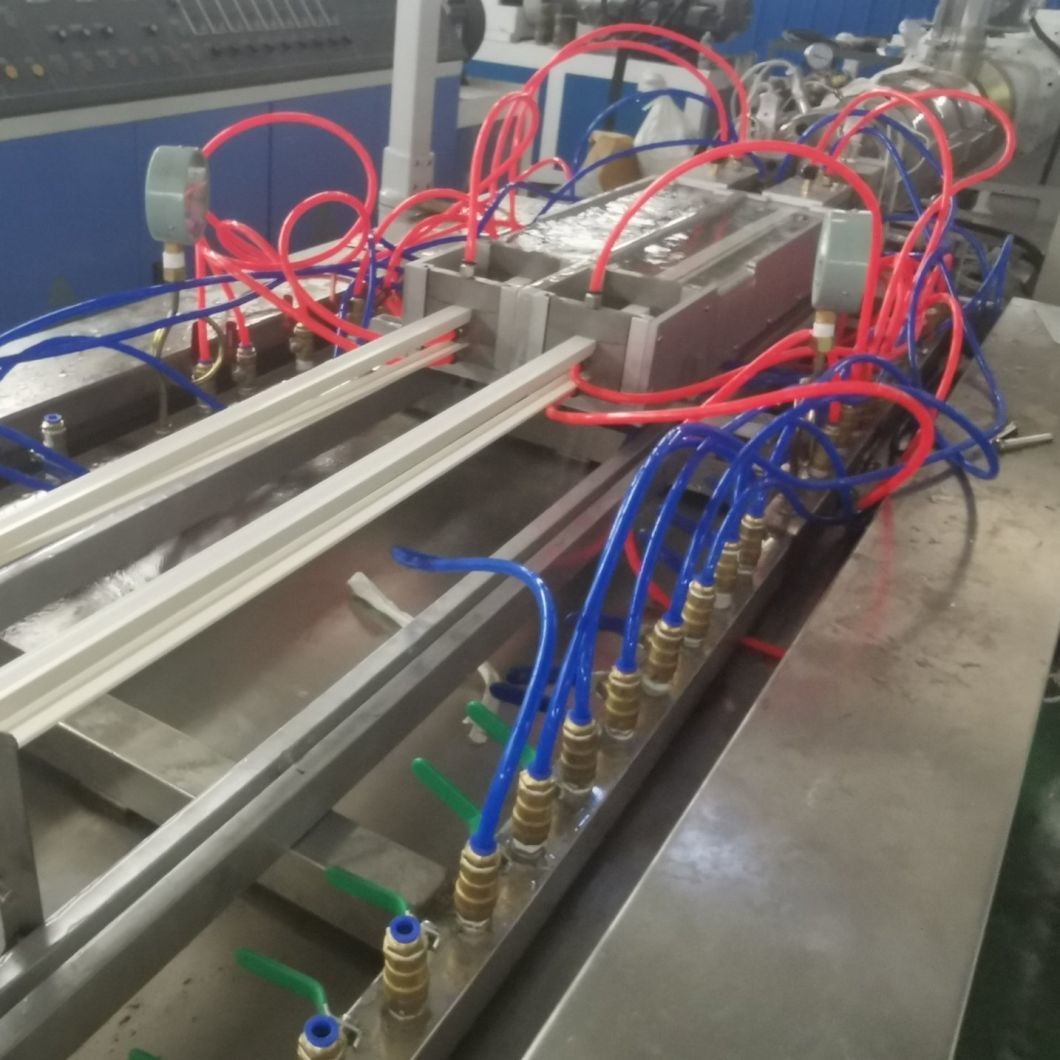 UPVC Wire Duct Cable Duct PVC Profile Extrusion Production Line Plastic Extruder