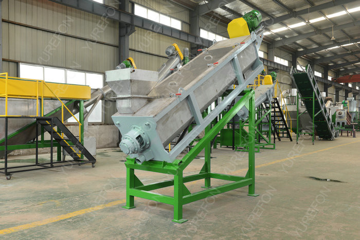 Automatic PP PE Soft Plastic Film Washing Recycling Machine 150 KW Low Consume 