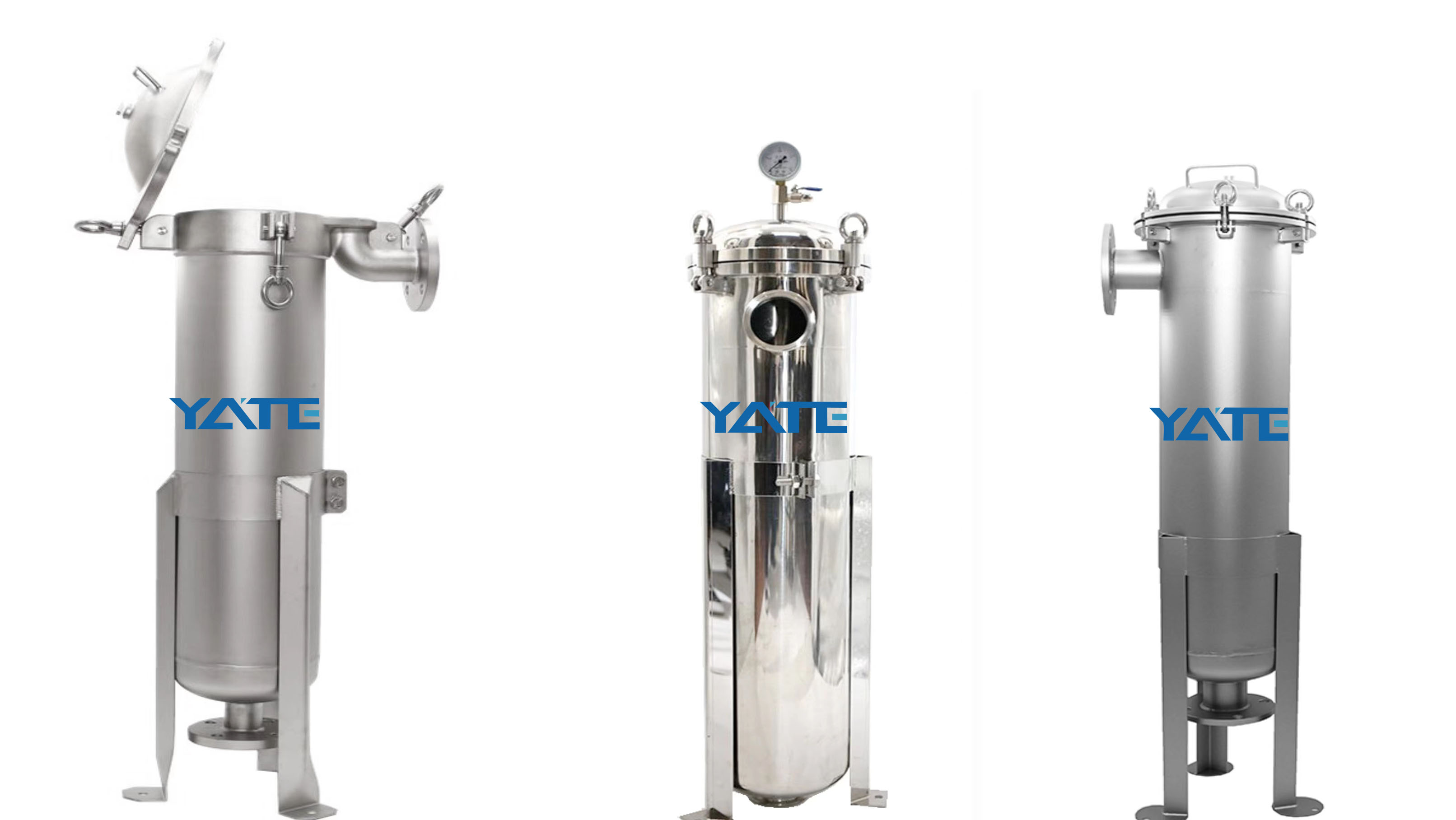 Water Sanitary Single Bag Filter Housing Machine High Pressure Housing Filter Bag