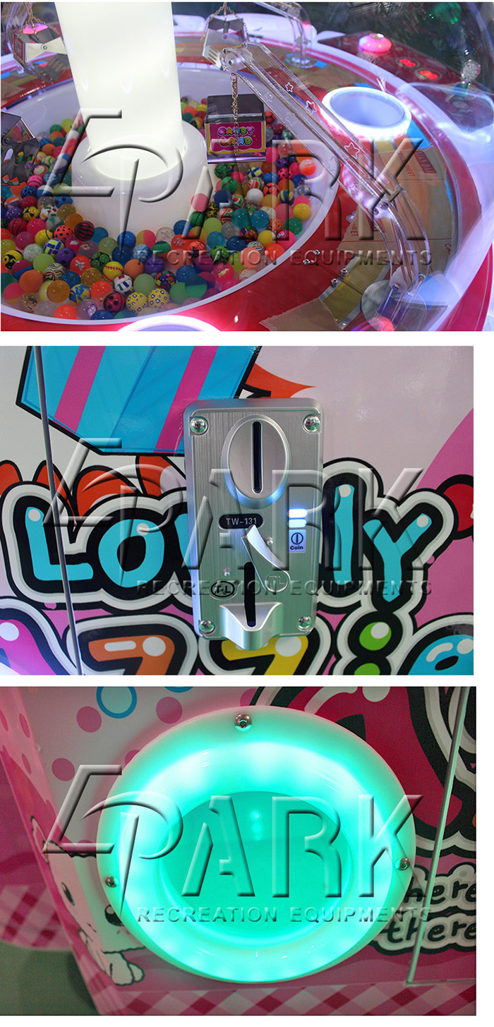 Children Claw Crane Candy Machine With Double Seats And Two Main Boards