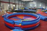Waterproof Sports Themed Bounce House Revolution Wheel Inflatable Mat Eco -