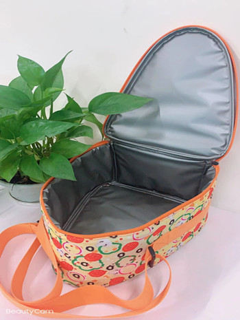 600D Fabric Triangle Carry Out Pizza Delivery Bag Heat Preservation Bag