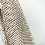 Flexible Aluminum Metal Sequin Mesh Metallic Cloth Chain Mail Curtain Fabric