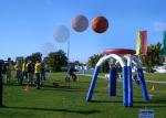 Customzied Giant Inflatable Sports Games Basketball Hoop / Basketball Court With