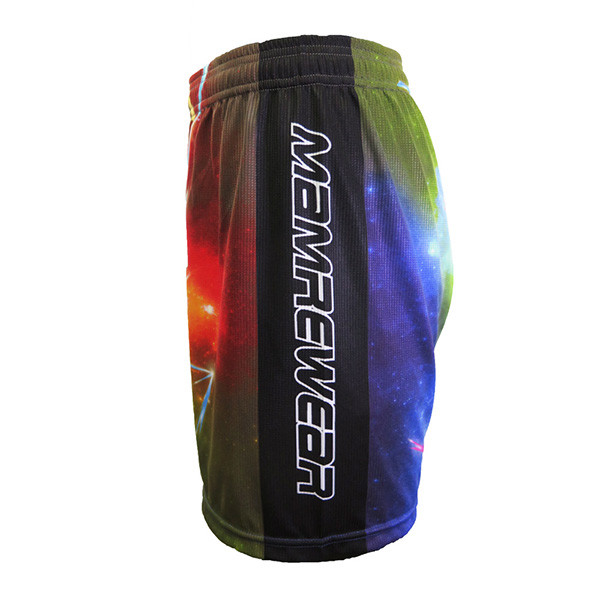 Colorful Casual Sport Clothes Wide Waist Band Tight Running Shorts Unisex