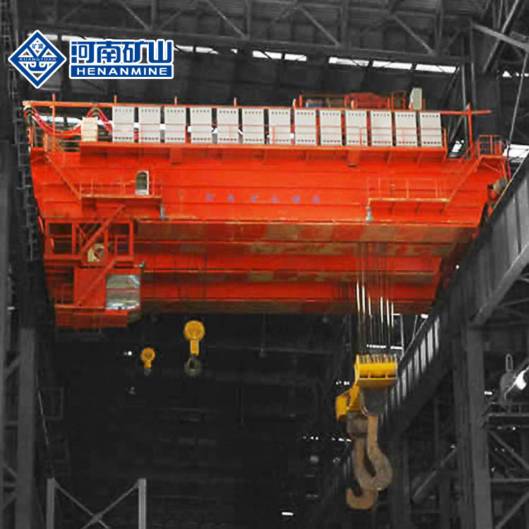 200T 350T Large Tonnage Casting Bridge Crane For Metallurgical Workshop