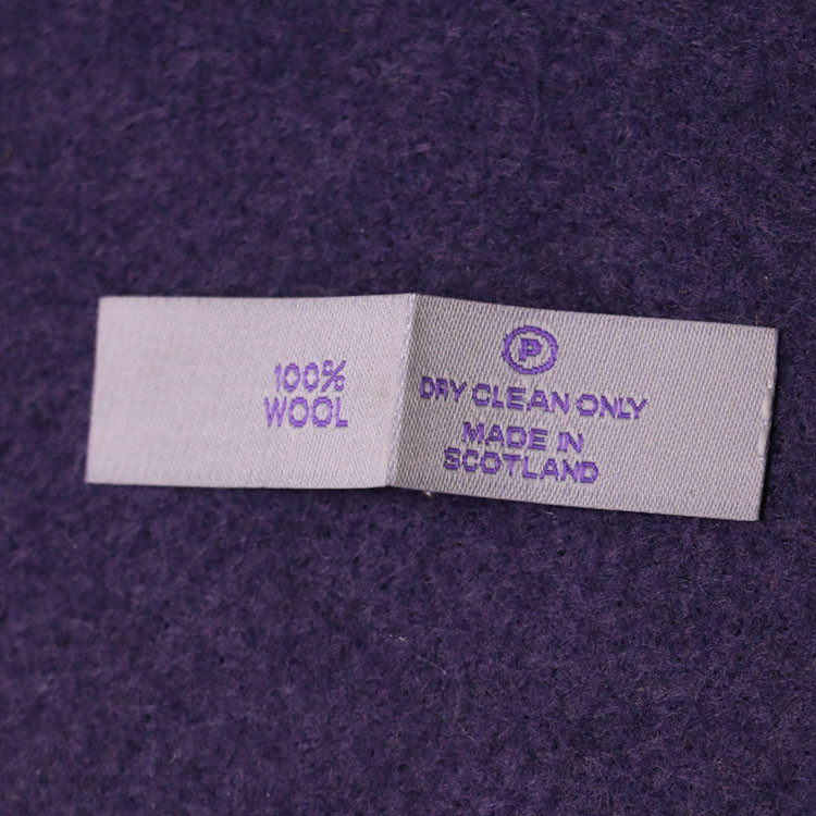 Factory Woven Professional Clothing Labels Handmade Cloth Labels End Folded Neck Tags