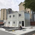 Medical Portable Temporary Housing , Clinic Prefab 20ft Container House