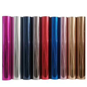 Wholesale Metallic Vinyl Cold Peel Clear Heat Transfer Film 50cm Width Washable from china suppliers