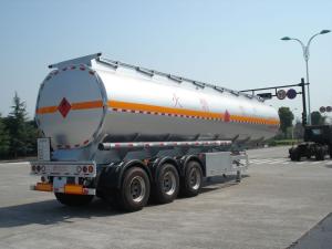 Wholesale 46000L Aluminum Alloy 3 Axles Diesel Oil Tank Trailer , Light Gasoline Trailer from china suppliers