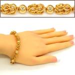 Hot Selling items Fashion jewelry Men or Womans bracelet Bangle 18K Real Gold