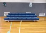 Outdoor Portable Aluminum Grandstands Anti Rusting With Bench Seat
