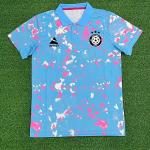 Plain Polyester Breathable Mens Football Jersey Soccer Uniforms Sets Black/Pink/