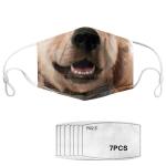3D Animal Printed PM2.5 Anti Dust Face Mask