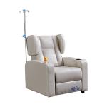 Mingzhe Hospital Waiting Row Chair With Armrests, Fully Reclining Single Leather