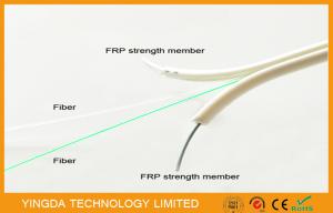 Wholesale Single Mode FTTH Drop Cable , FRP Non - Metallic Strength 2 Core Fiber Optic Cable from china suppliers