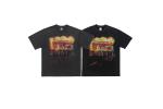 Cotton Panic Buying Oversized Acid Washed Print Shirts Heavyweight T-Shirt
