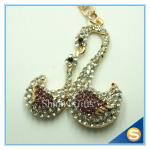 Lovely Couple swan keyrings Cute Swan Key Chain Key Rings For Wedding Party
