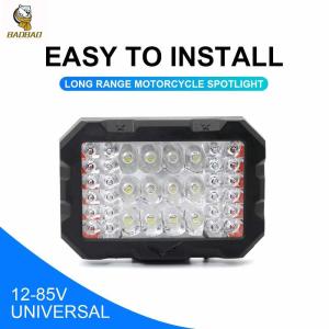 Wholesale 36 beads Plastic Black Case White Yellow LED Motorcycle Headlight Spare Parts from china suppliers