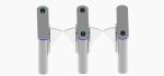 250mm Width IP54 Flap Barrier Turnstile For Apartment