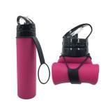 Food Grade Collapsible Travel Water Bottle Leak Proof 20 Ounces Without BPA