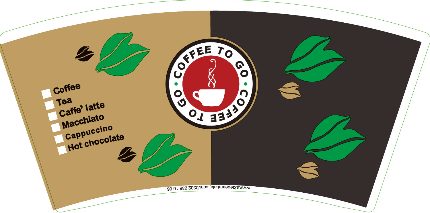 6 Colors 340gsm Paper Cup Fan Flexo Printing PE Coated