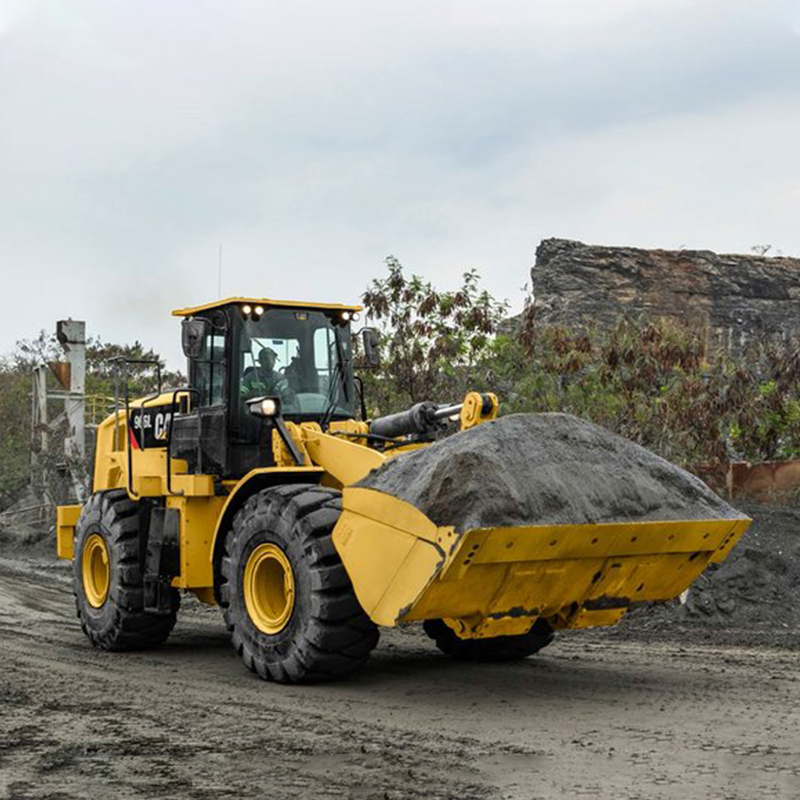 6 Ton Caterpillar 966L Used Wheel Loader With Low Fuel Consumption And Good Condition