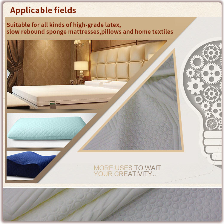 Polyester Knitted Jacquard Mattress Fabric Anti Bacteria Odor Proof