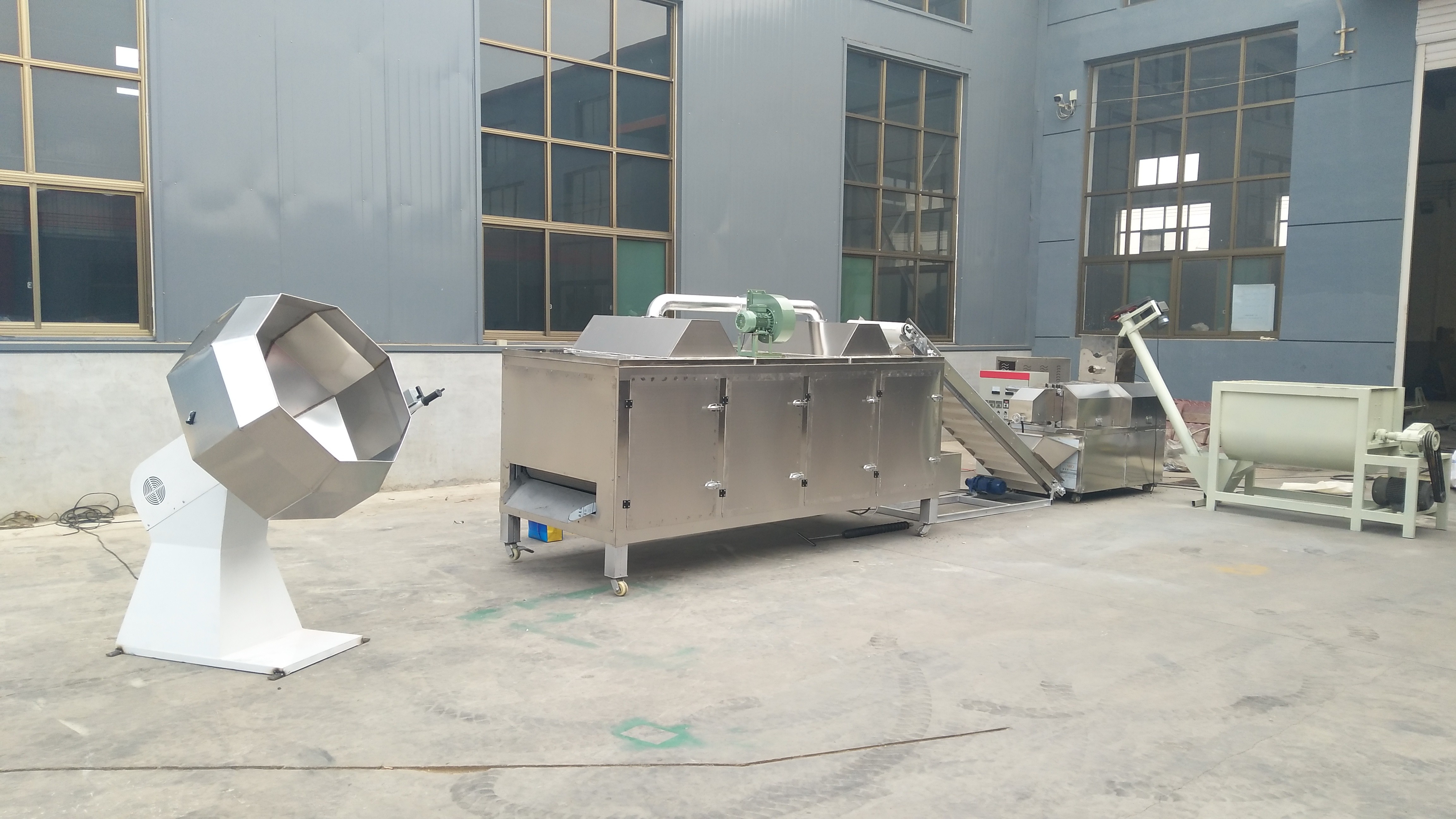 Twin Screw Pet Feed Extruder High Output Shrimp Fish Feed Pellet Extruder