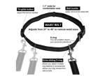 Dual Handle Adjustable Nylon Dog Leash Waist Belt Hands Free 4 Feet For Better