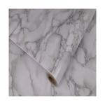 60cm Width PVC Vinyl Marble Renovation Waterproof Self-Adhesive Wallpaper