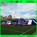 New aqua park equipment inflatable island inflatable water park