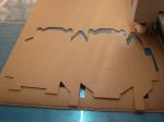 Die Cutting Machine , Corrugated Box Making Machine Data Transmission 10MB/S