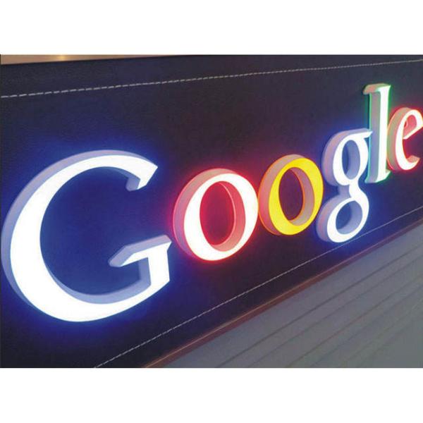 Alphabet Logo Acrylic Backlit Letterdecorative Wall Mount Led Illuminated Sign