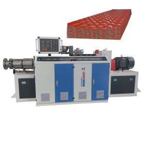 Wholesale PLC Control Artifical 148KW Glazed Pvc Roof Tile Machine from china suppliers
