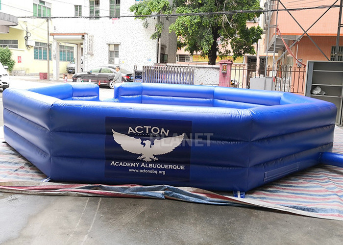 Funny Portable Interactive Inflatable Gaga Ball Pit / Inflatable Gaga Ball Court For Kids Outdoor Games