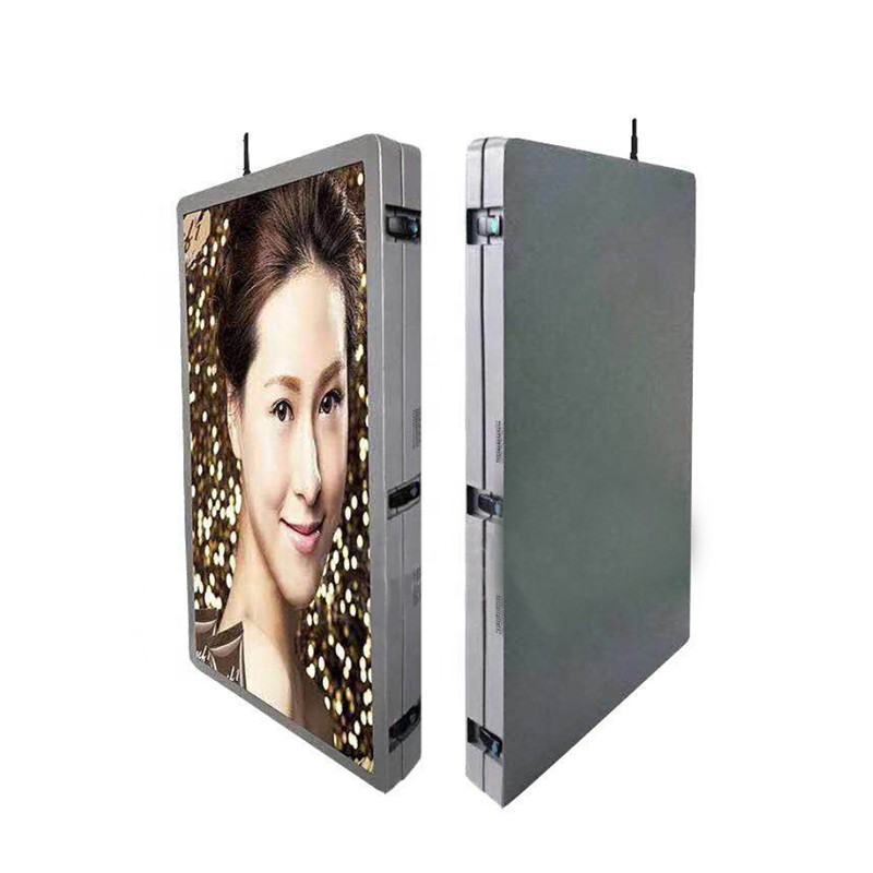 P4LED display monitor outdoor TV advertising equipment outdoor digital signage street light waterproof lamp-post display