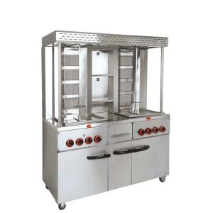 Wholesale 8 Burners Gas Doner Machine for Middle East Restaurant Stainless Steel Shawarma Grill from china suppliers