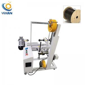 China 300kg Max Loading Cable Wire Pay-off Machine with Wire Feeder and 700MM Rail Travel on sale