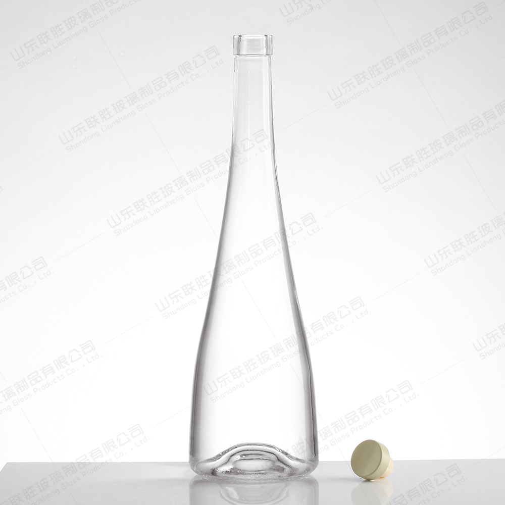 Whiskey Wine Gin Glass Bottle 500ml with Acceptable Customer's Logo Made of Glass