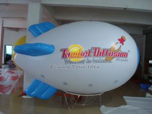 Wholesale Waterproof Advertising Helium Zeppelin / Blimp Balloon with Logo Printed for Opening event from china suppliers