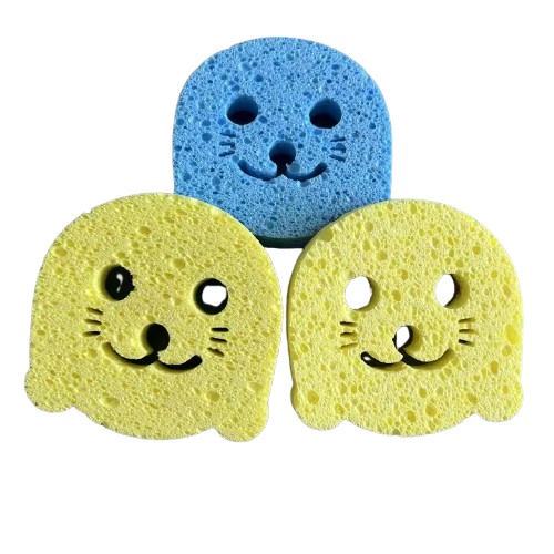 Compostable Cellulose Kitchen Sponges Various Shape Disposable