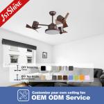 Living Room Silent Plastic Ceiling Fan 44 Inches 5 Speed Choice
