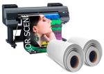 Micro Porous RC Luster Waterproof Photo Paper For Wide Format Inkjet Printing