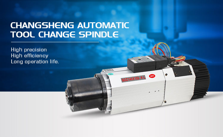 Woodworking Engraving and Milling ISO30 Air-Cooled Spindle with Automatic Tool Change