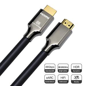 Wholesale 8K 60HZ High Speed HDMI Copper Cable 8K 3d 48G 24K Glod plated from china suppliers