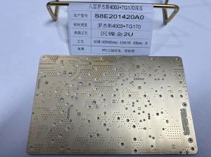Wholesale 8 Layers Rogers RO4003+FR4 TG170 Gold Surface Rogers Board PCB Green Solder Mask from china suppliers